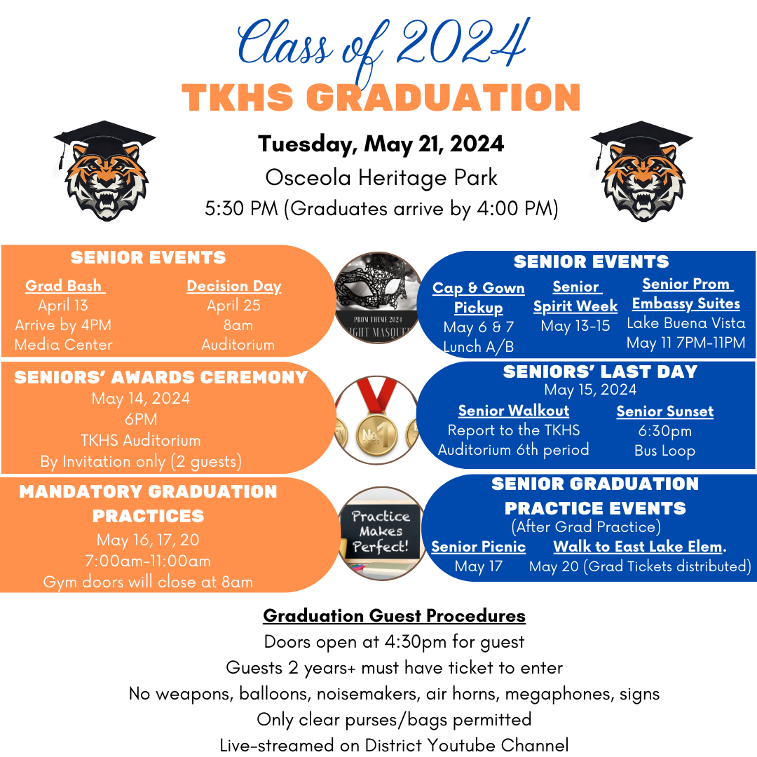 April and May Senior Events